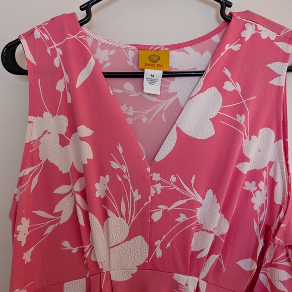 Ruby Rd. Pink and White Floral Dress - Picture 5 of 6